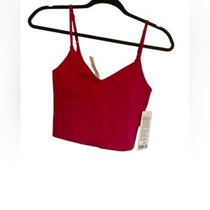 NWT Lululemon align cropped cami tank PASSIONATE Size 6